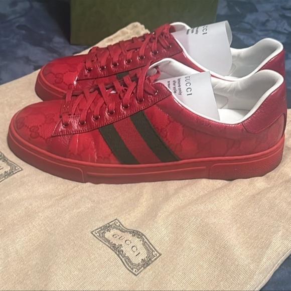 Gucci Ace GG Crystal Canvas for Men’s - Picture 4 of 12